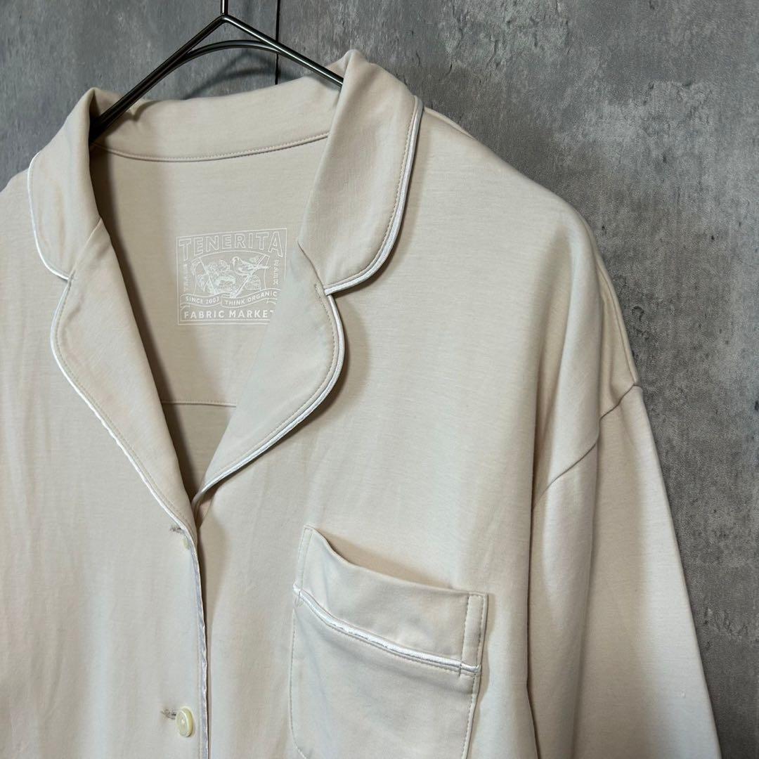 美品 TENERITA テネリータ 80/1ダブルジャージ パジャマ 部屋着 M