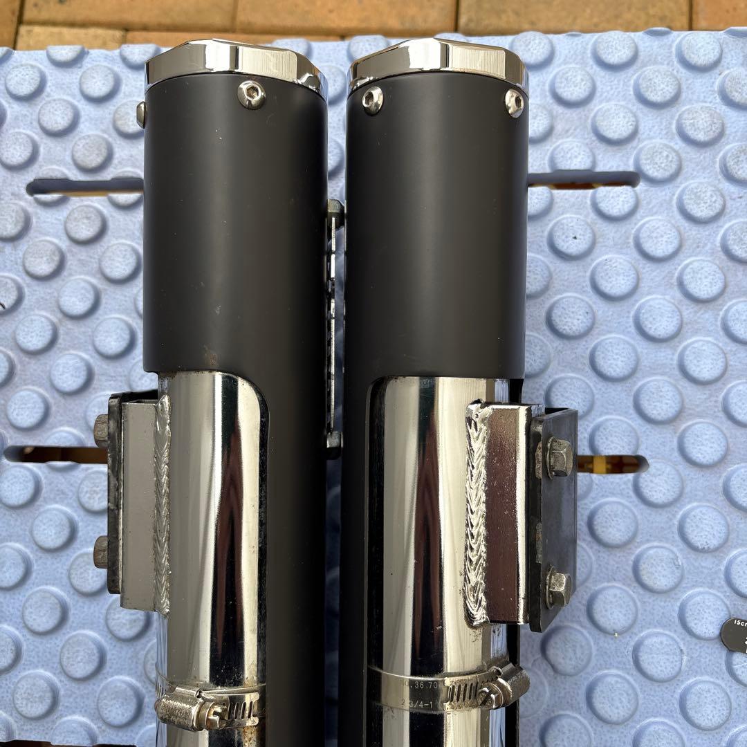 Python ハーレーツーリン　マフラー ブラック　2007年FLTRに装着分