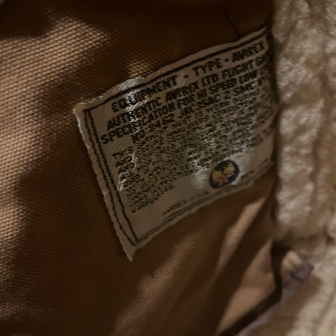 AVIREX アビレックス　B-3ジャケット ムートン