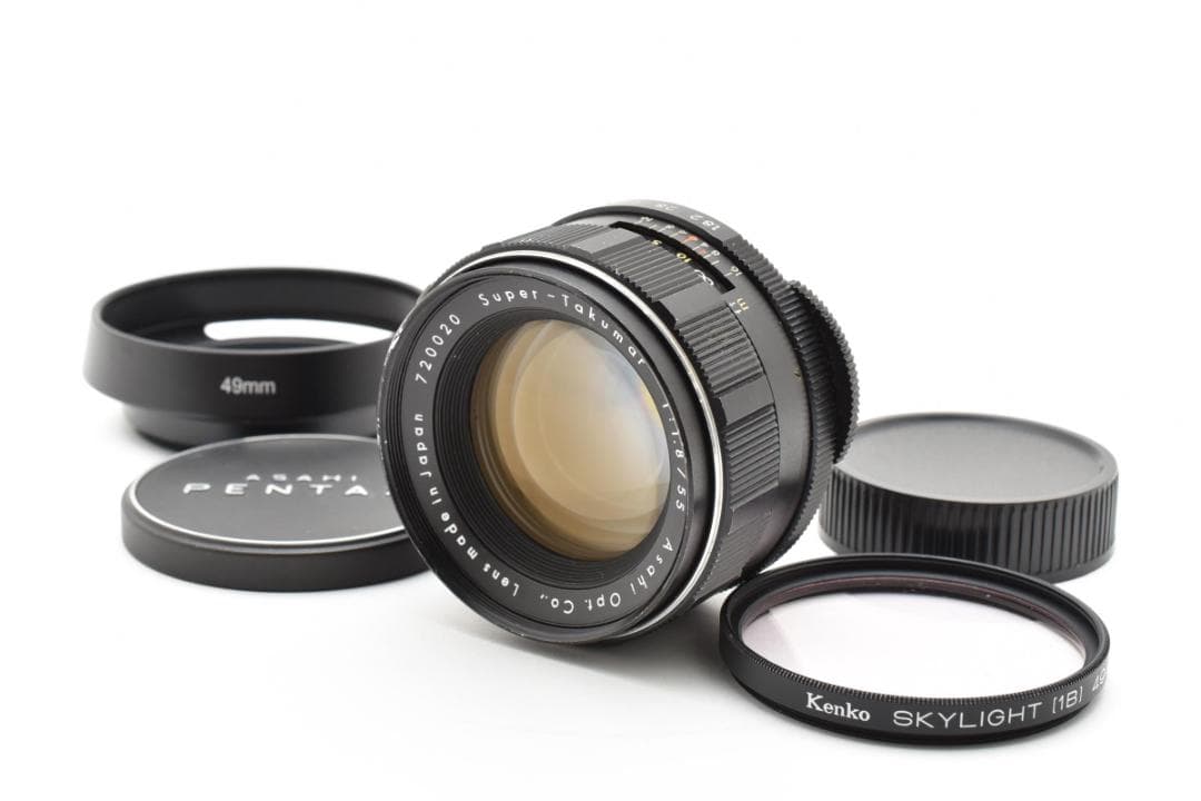 ◎前期型◎ Super Takumar 55mm F1.8 フード付 C084