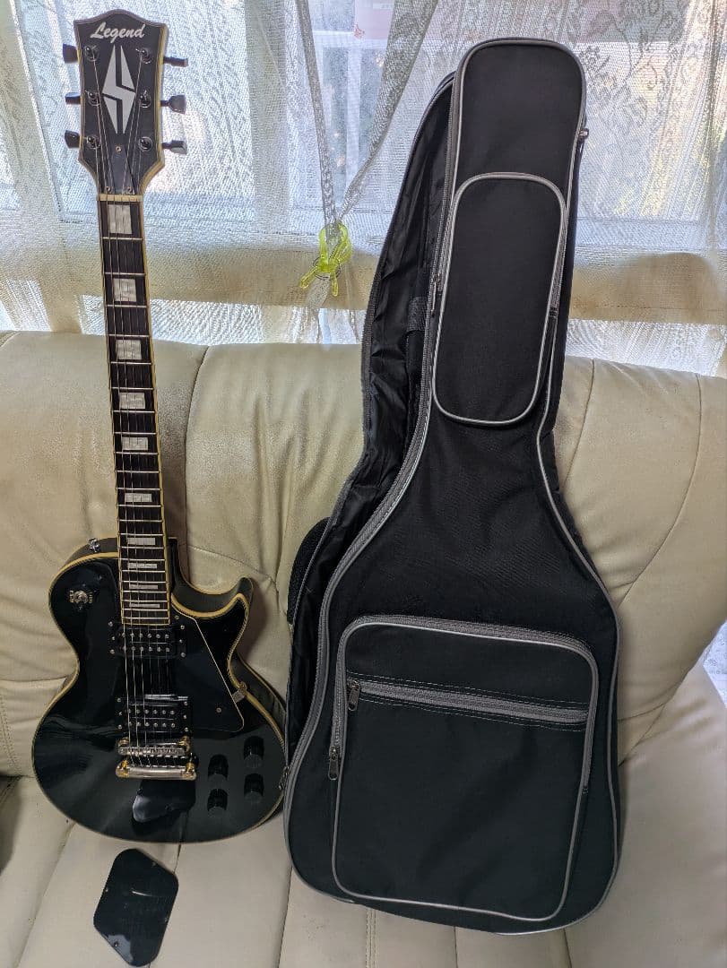 Legend レスポールタイプ　 ブラックEpiphoneプロバッカー搭載♫