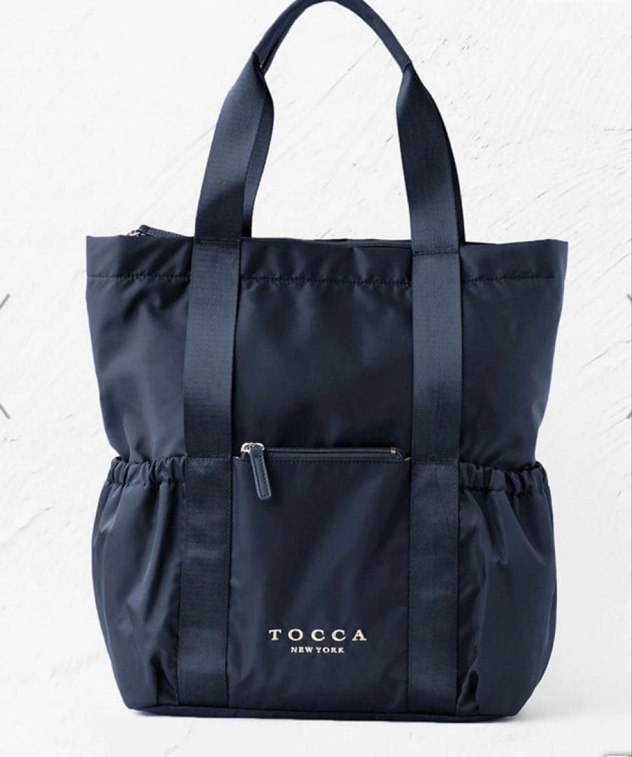 TOCCA トッカ バックパックトートバッグ ネイビー