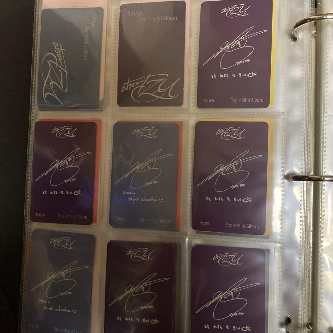 TWICE トレカバインダー　トレカセット　ツウィ，ミナ　全ては映っていません。