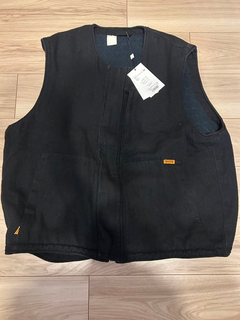 新品 n.hoolywood FR ベスト 24AW 38 ブラック