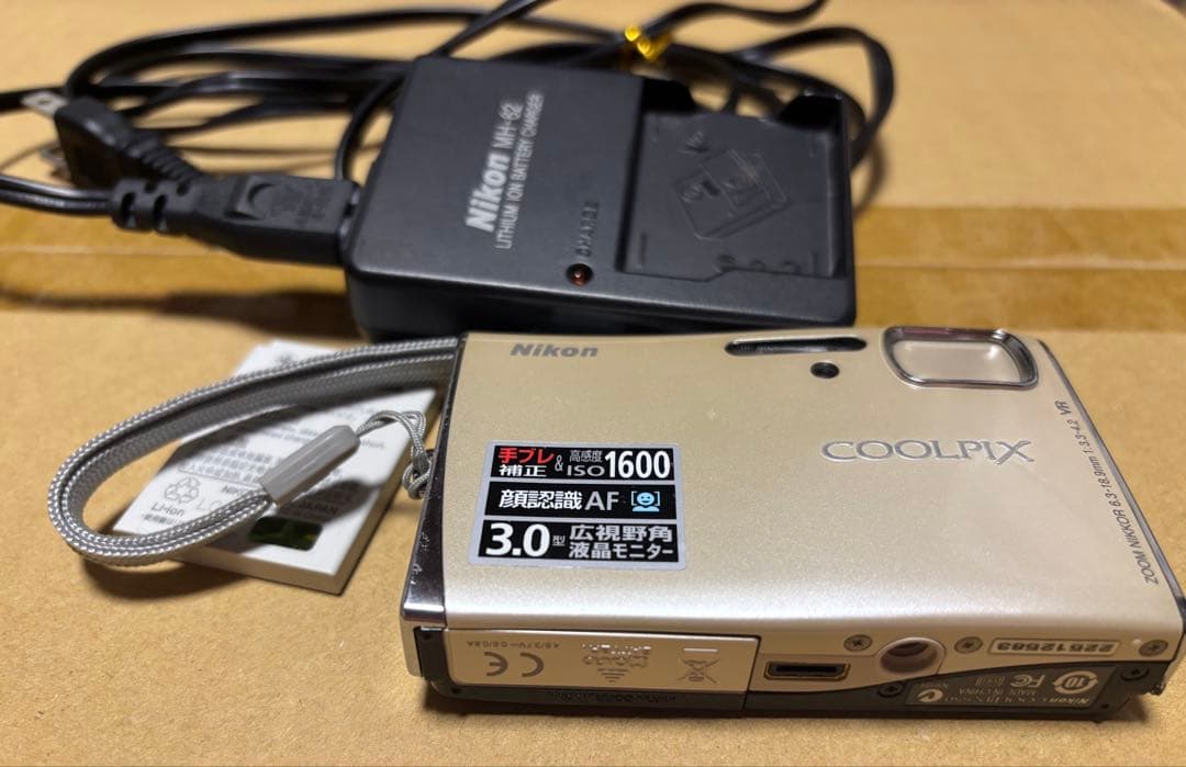 Nikon COOLPIX S50 動作確認済み 充電器・バッテリー付
