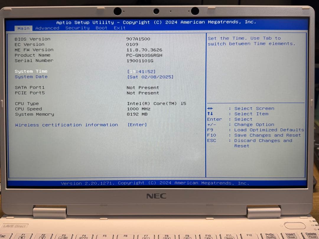 NEC　LAVIE Direct NM　PC-GN10S6RGH　 ジャンク