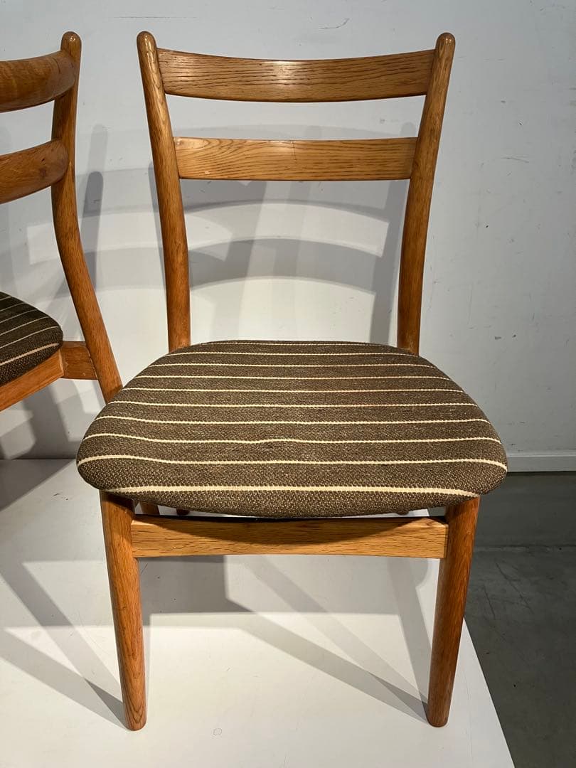 日進木工 nissin ヴィンテージチェア2脚、天童木工、柏木工、キツツキレトロ