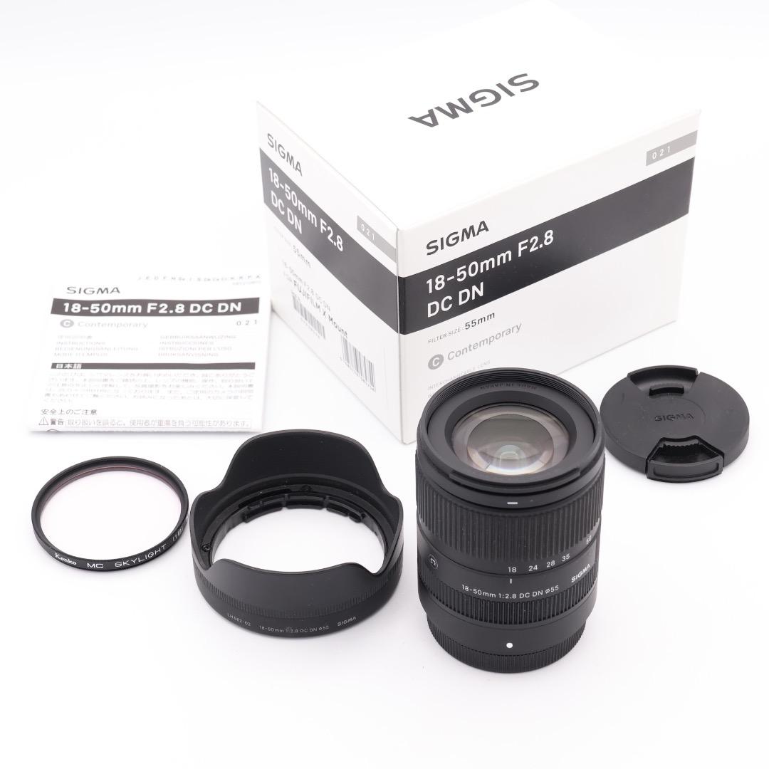 【極美品】SIGMA 18-50mm F2.8 DC DN Xマウント FUJI