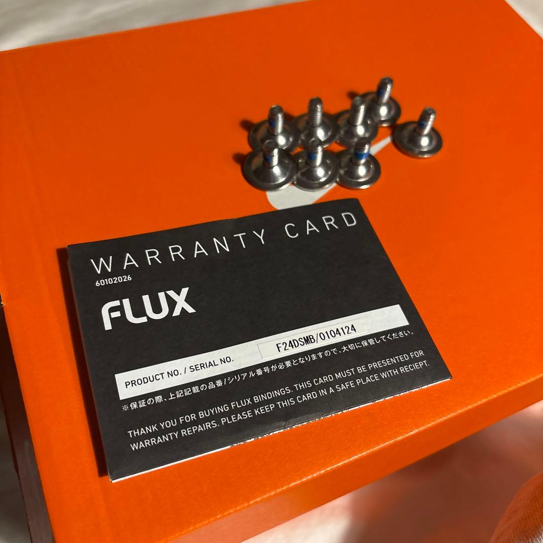 FLUX DS 23-24ブラックビンディング 保証書付き