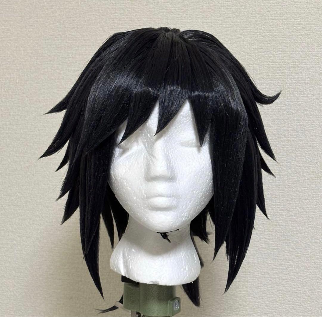 鬼滅の刃 冨岡義勇 コスプレ ウィッグ