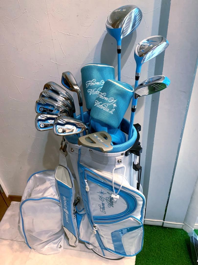 美品　現行品　ワールドイーグル　レディースゴルフクラブ 本格フルセット　プロ推進