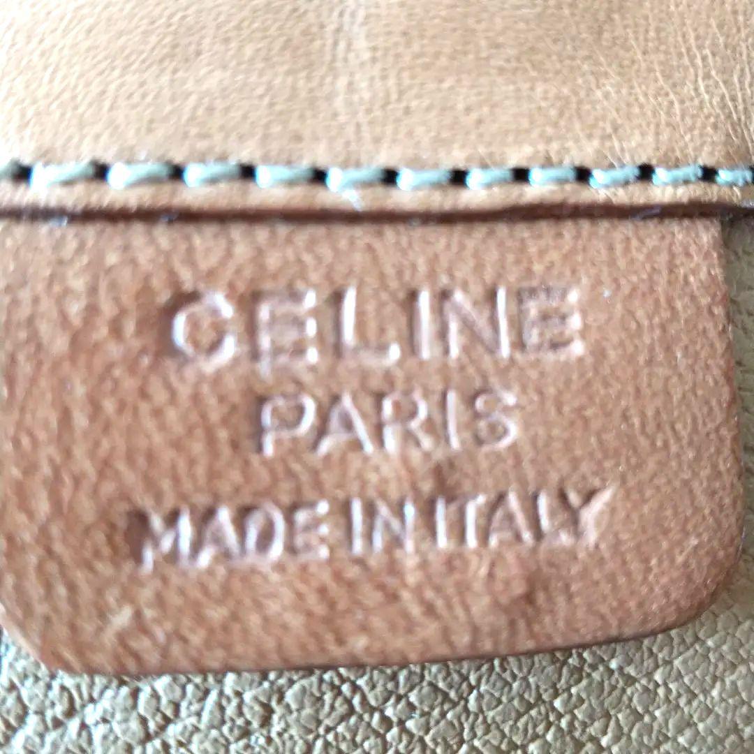 セリーヌマカダム柄 ボストンバッグ ブラウン