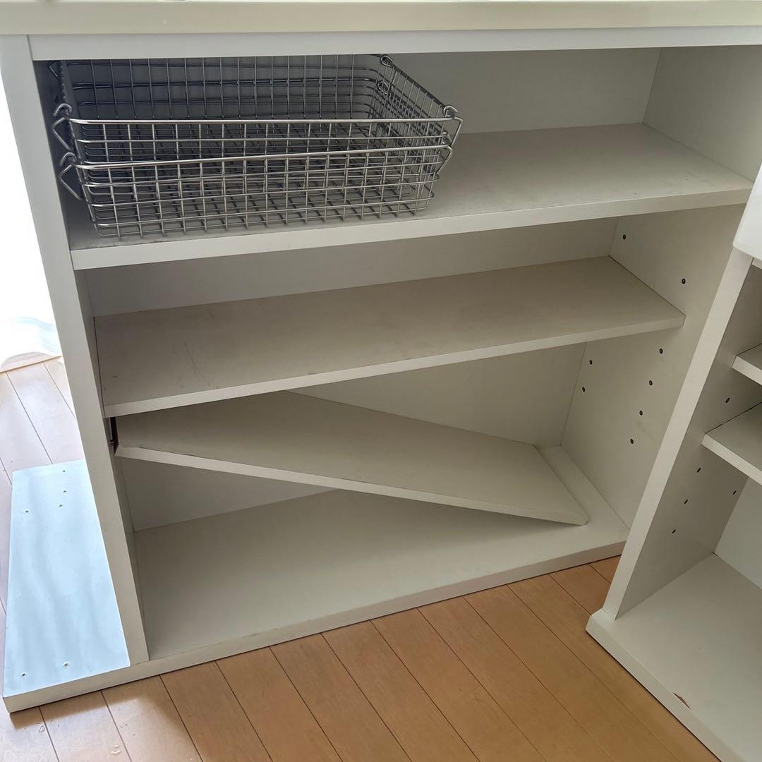 【バードさま専用】⭐️マツダ家具　L字カウンター　バーカウンター　シンプル　①