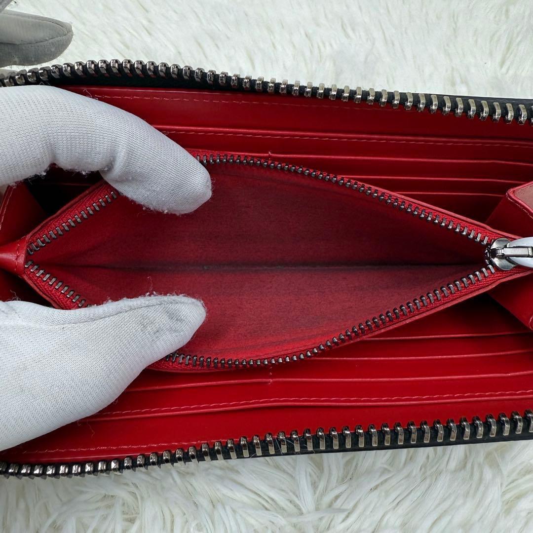 ✨極美品✨ ルブタン 長財布 パネトーネ ラウンドジップ　ブラック　レザー