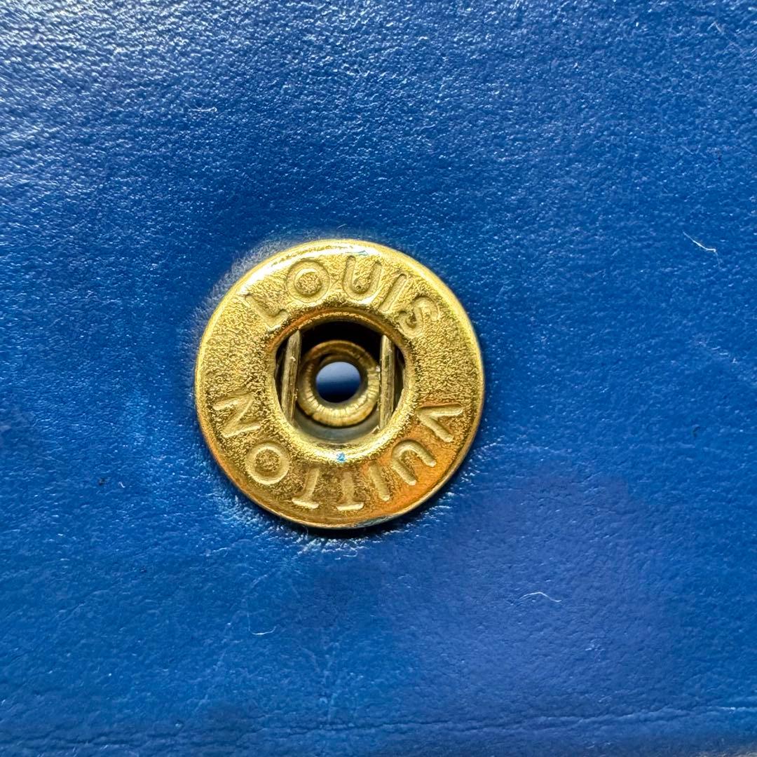 【✨極美品✨】LOUIS VUITTON 青 エピ ケース ブルー