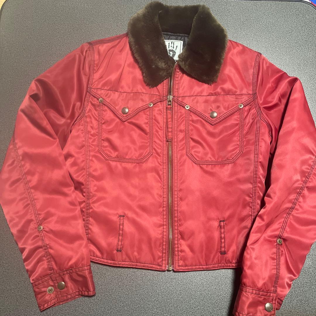 GAUNTER JEANS 赤色 ジャケット Lサイズ