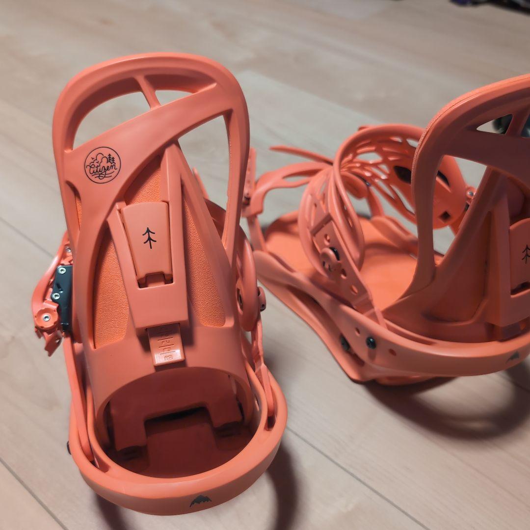Burton Citizen スノーボードビンディング Mサイズ ピーチピンク