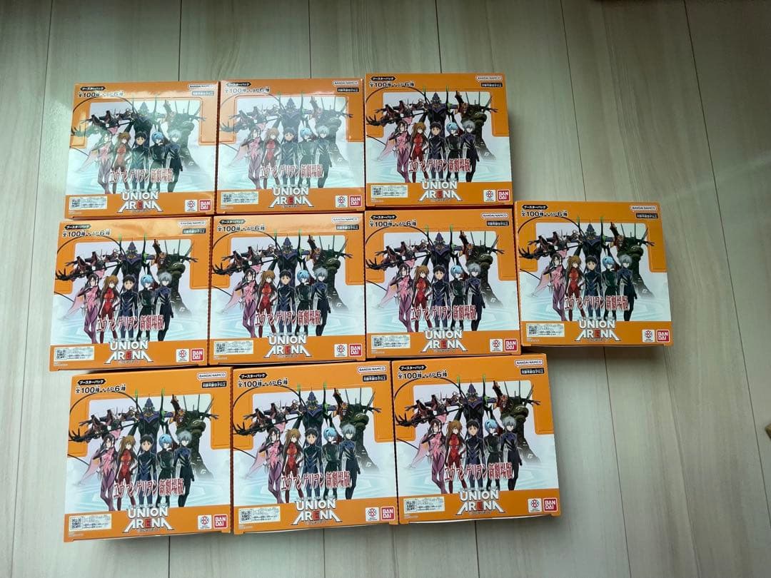 ユニオンアリーナ　エヴァンゲリオン新劇場版10box テープあり　テープ付き