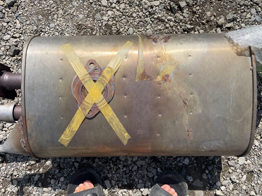 E51エルグランド 日産純正マフラー フランジ付き