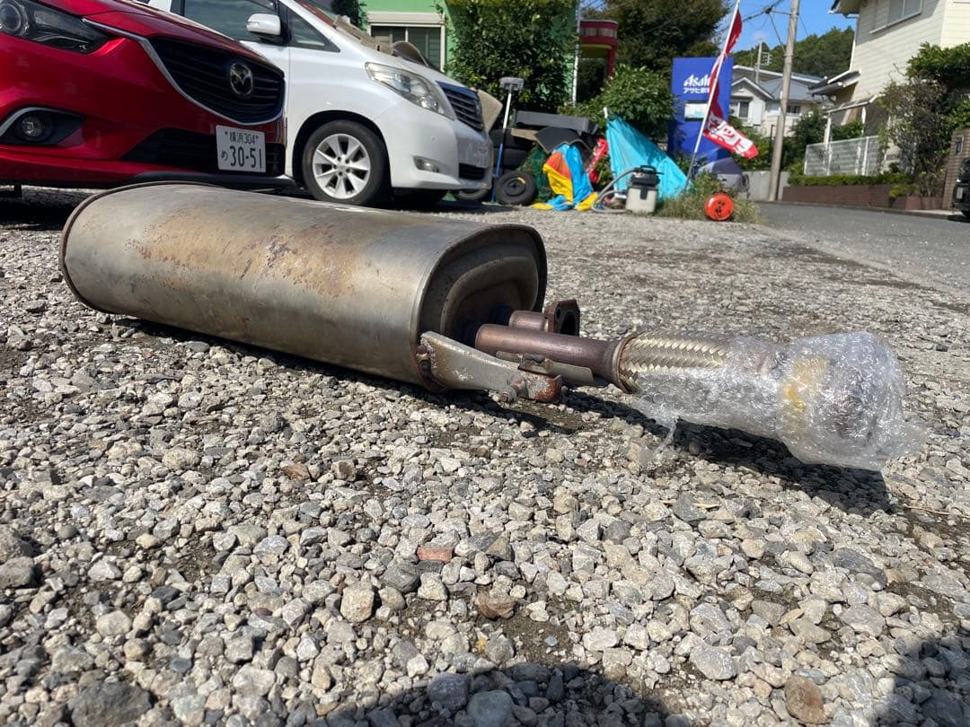 E51エルグランド 日産純正マフラー フランジ付き