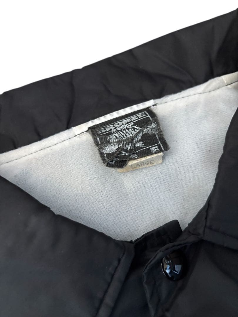 g*r様 BRONZE AGE ナイロンコーチジャケット 黒 90's スケータ