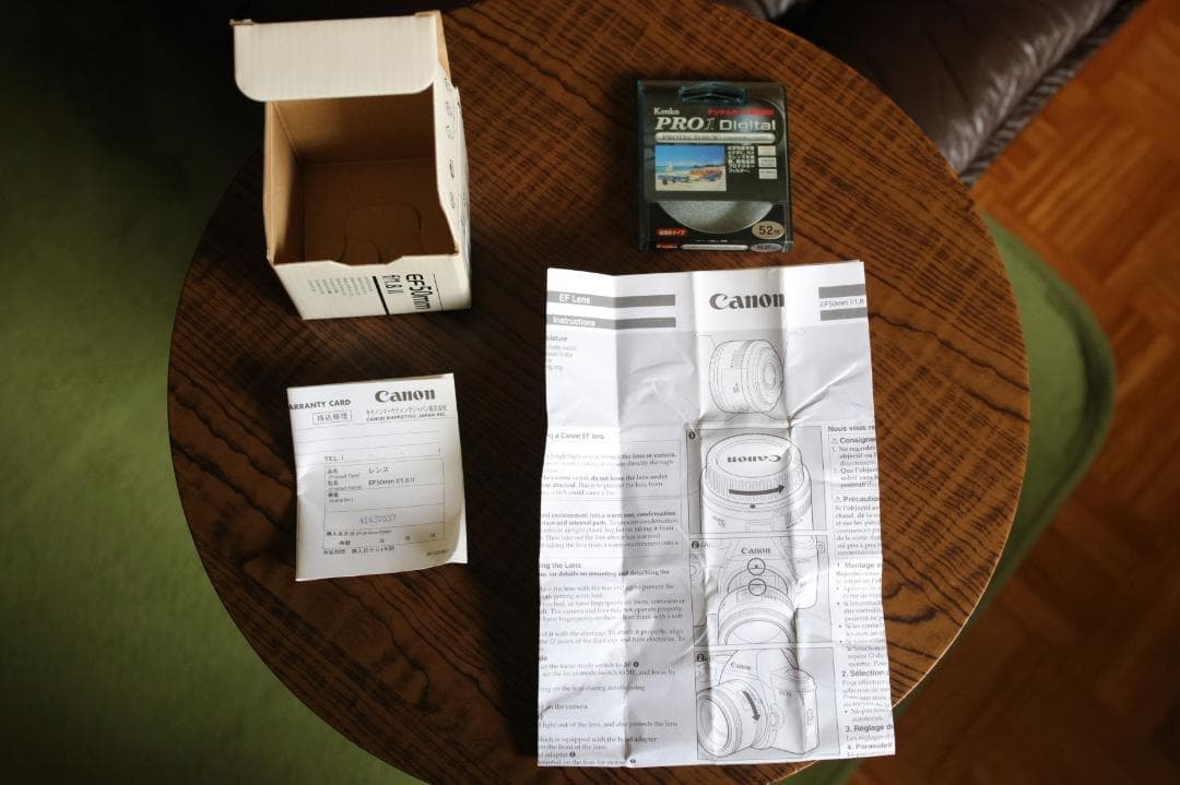 Canon EF 50mm F1.8 II ＆ Kenko レンズ保護フィルター