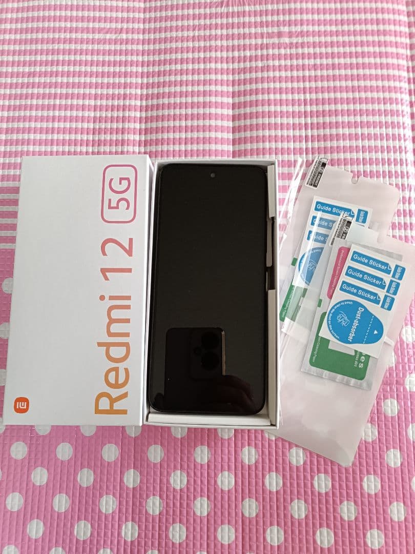 Xiaomi Redmi 12 5G 128GB ブラック　中古美品　XIG03