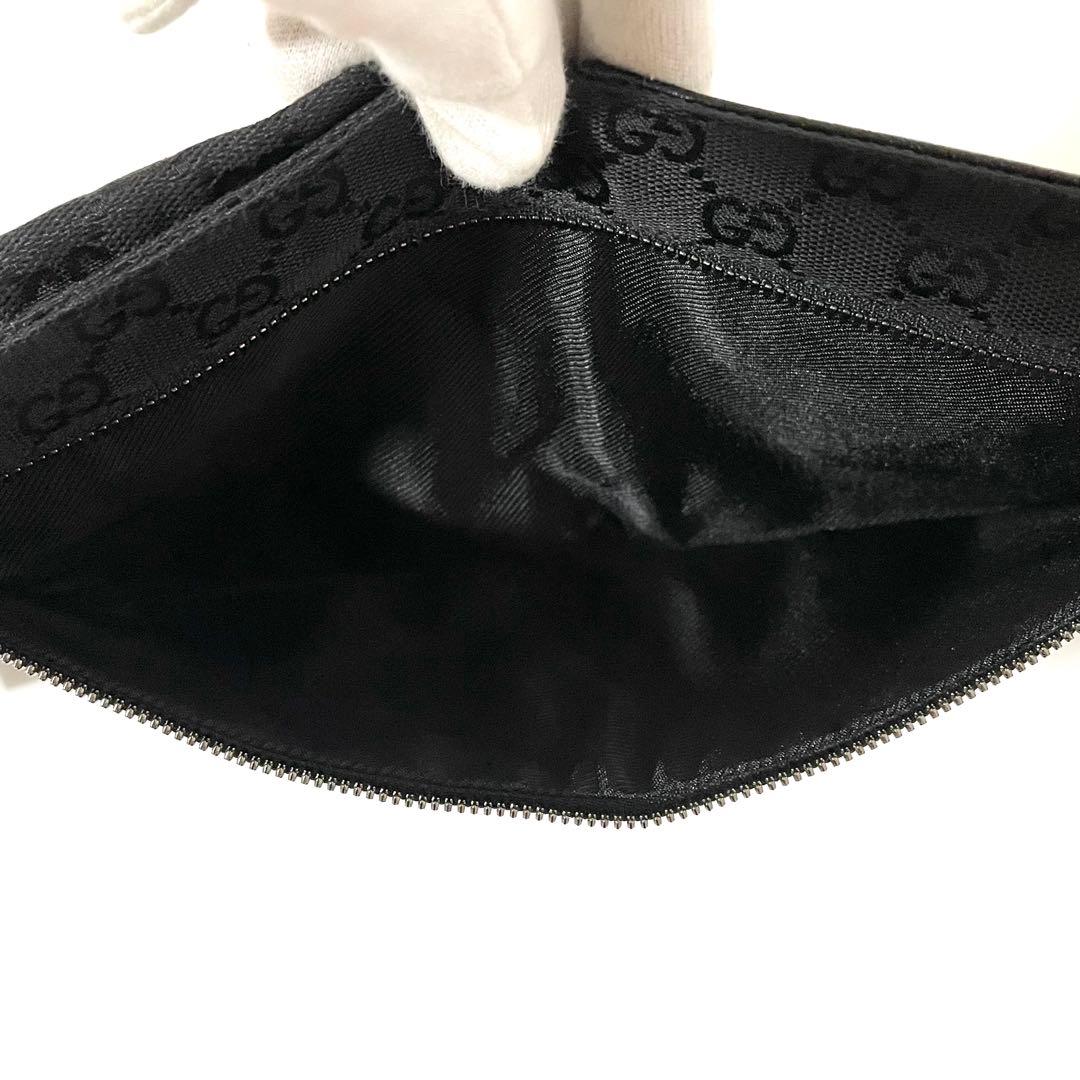 【美品】GUCCI グッチ ウエストポーチ ボディバッグ GGキャンバス×レザー