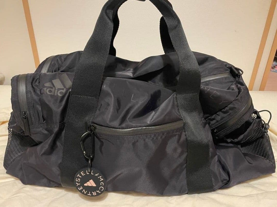 adidas Stella McCartney ボストンバッグ ブラック