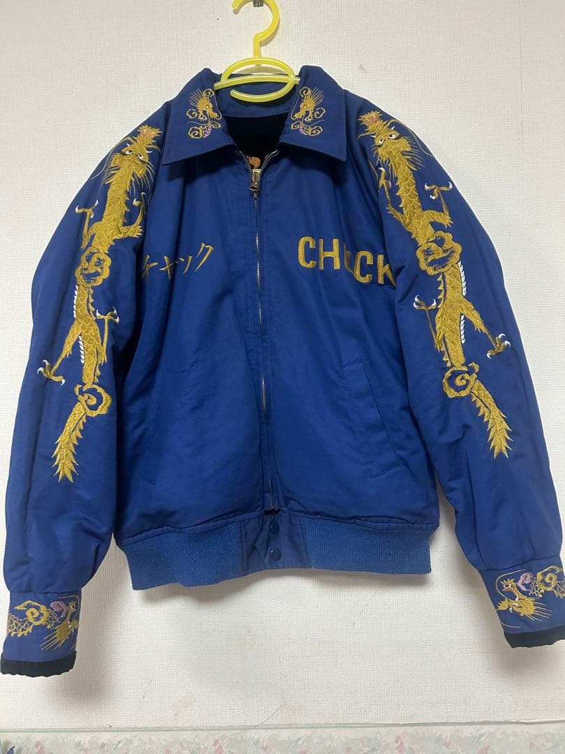 WAREHOUSE硫黄島スカジャン別珍リバーシブル　サイズ36 ベロア