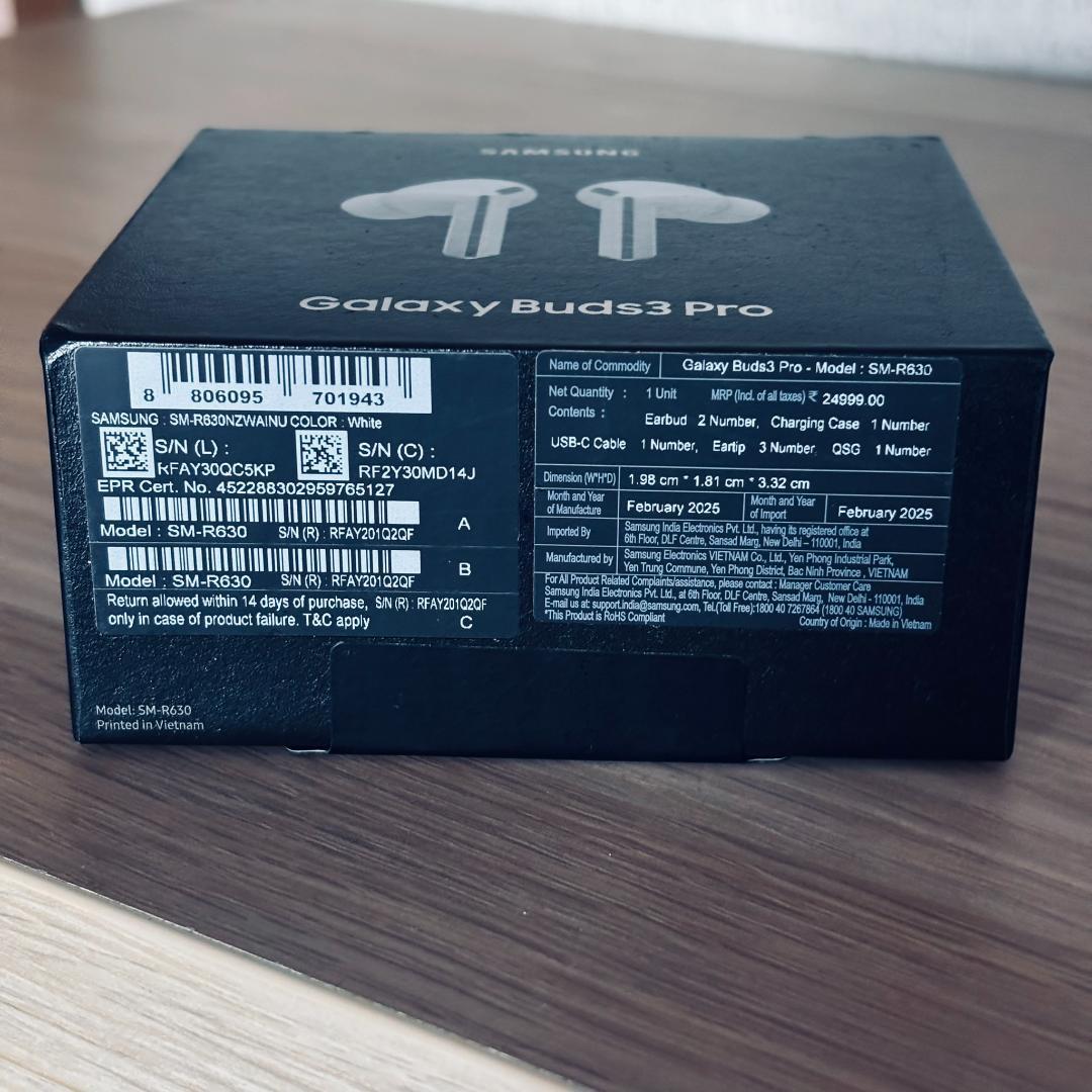 aho.0様　【新品】Galaxy Buds3 Pro （ケース付き）