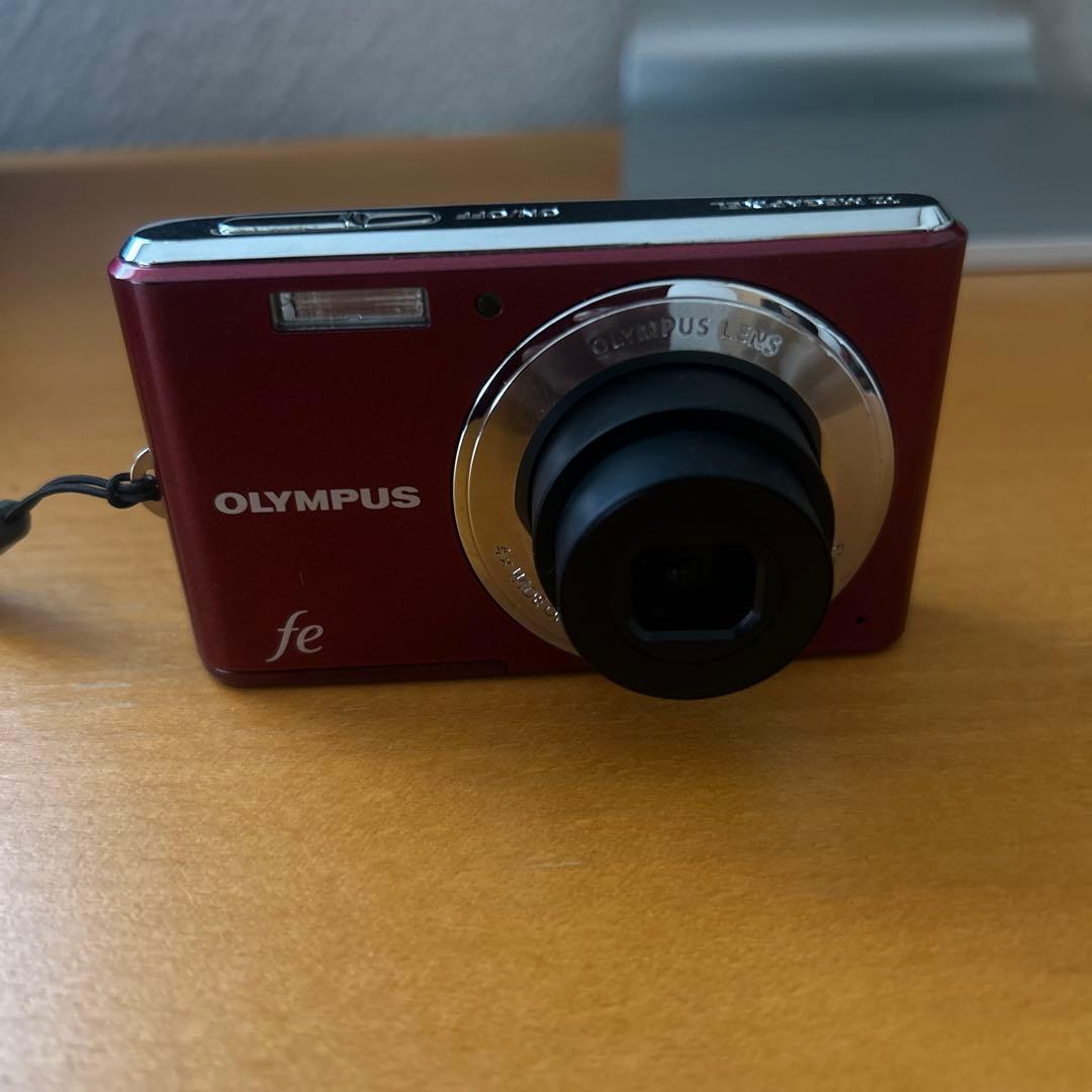 OLYMPUS FE レッド FE-4050 コンパクトデジタルカメラ