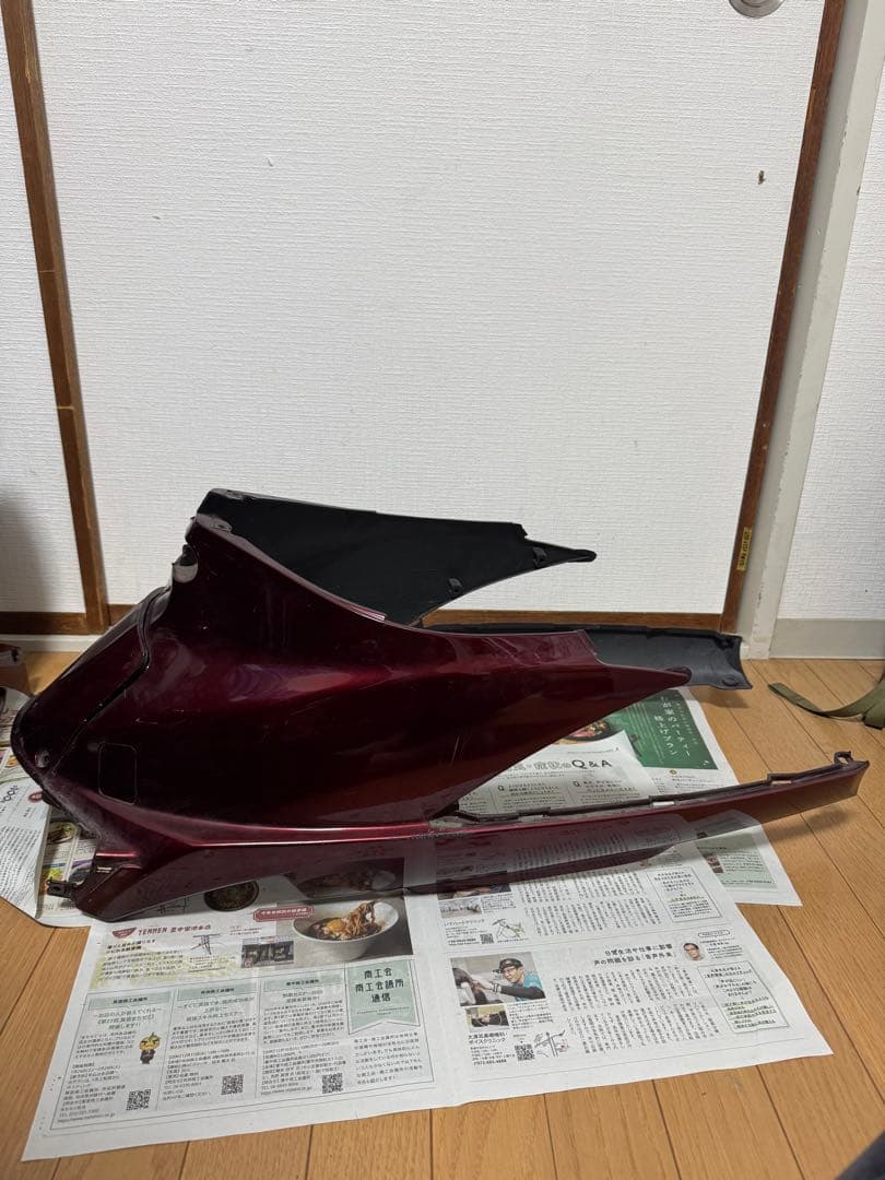 B*e様 アドレスV125g インナーカウル ワインレッド 廃盤 激レア