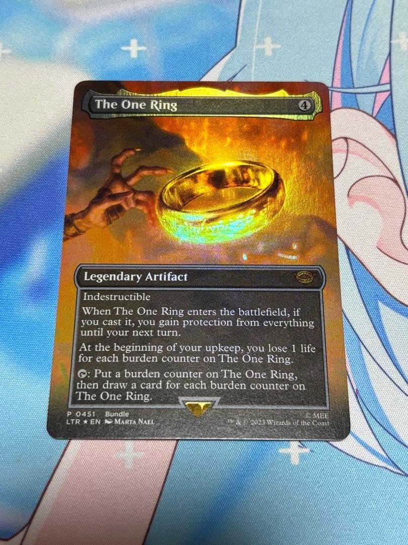一つの指輪　The One Ring マジックザギャザリング　mtg foil