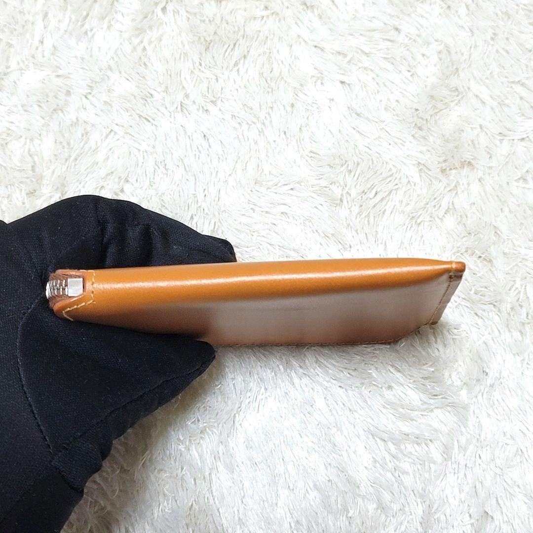 新品 Whitehouse Cox ブライドルレザー L字ファスナー ミニ財布