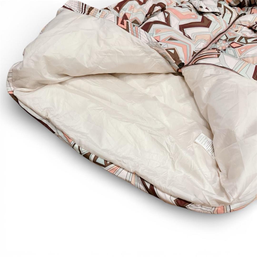 【圧倒的な高級感！】EMILIO PUCCI ダウンロングコート　プッチ柄　36