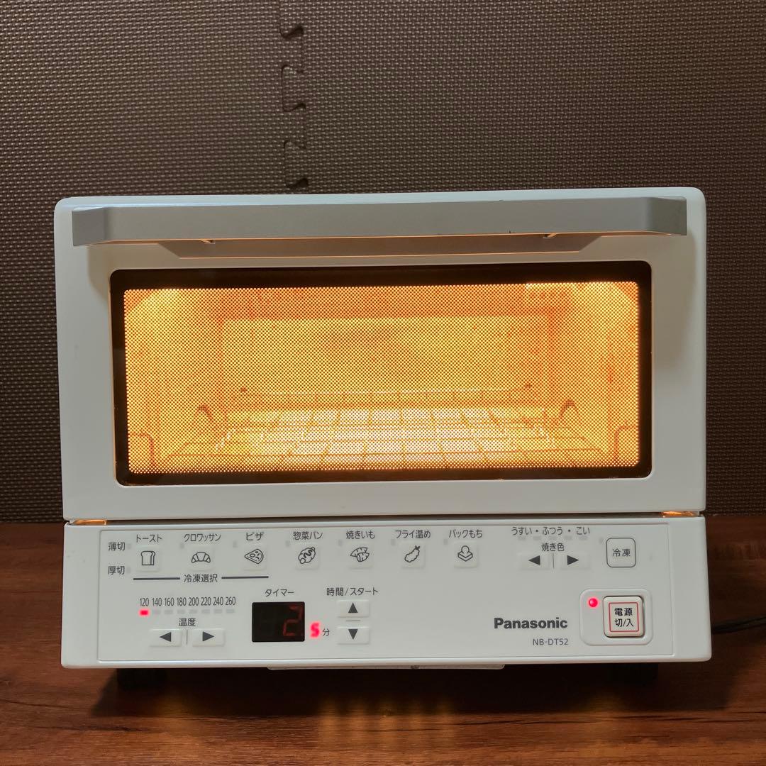 Panasonic コンパクトオーブンNB-DT52-W 白 2021年製