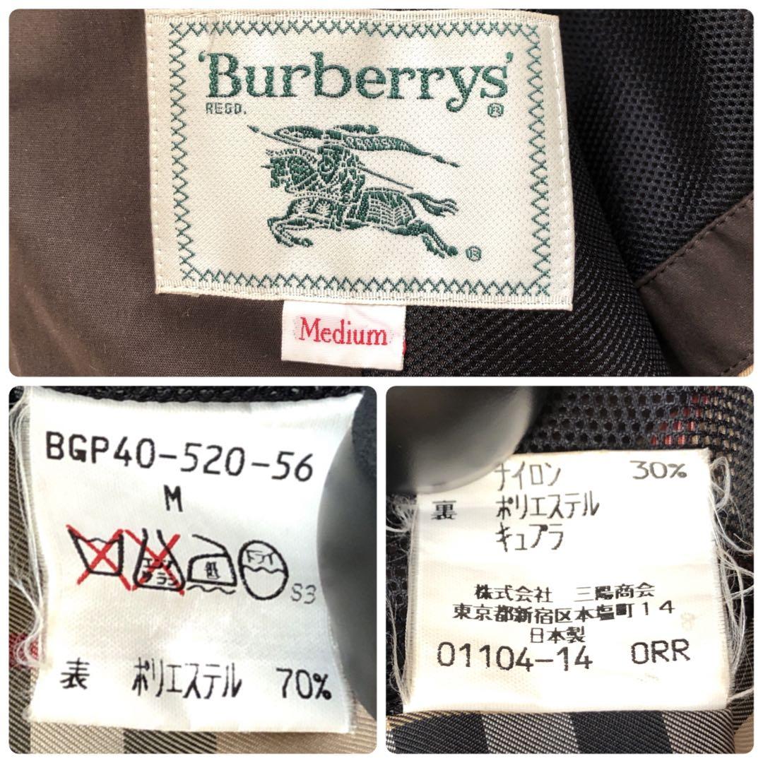 高級✨人気　バーバリー　モッズコート　ノバチェック　2way 金ボタン　メッシュ