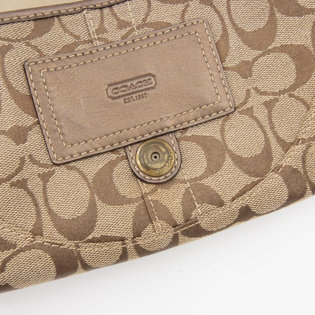 A145【COACH／コーチ】ソーホー　ハンドバッグ　ワンショルダー　シグネチャ