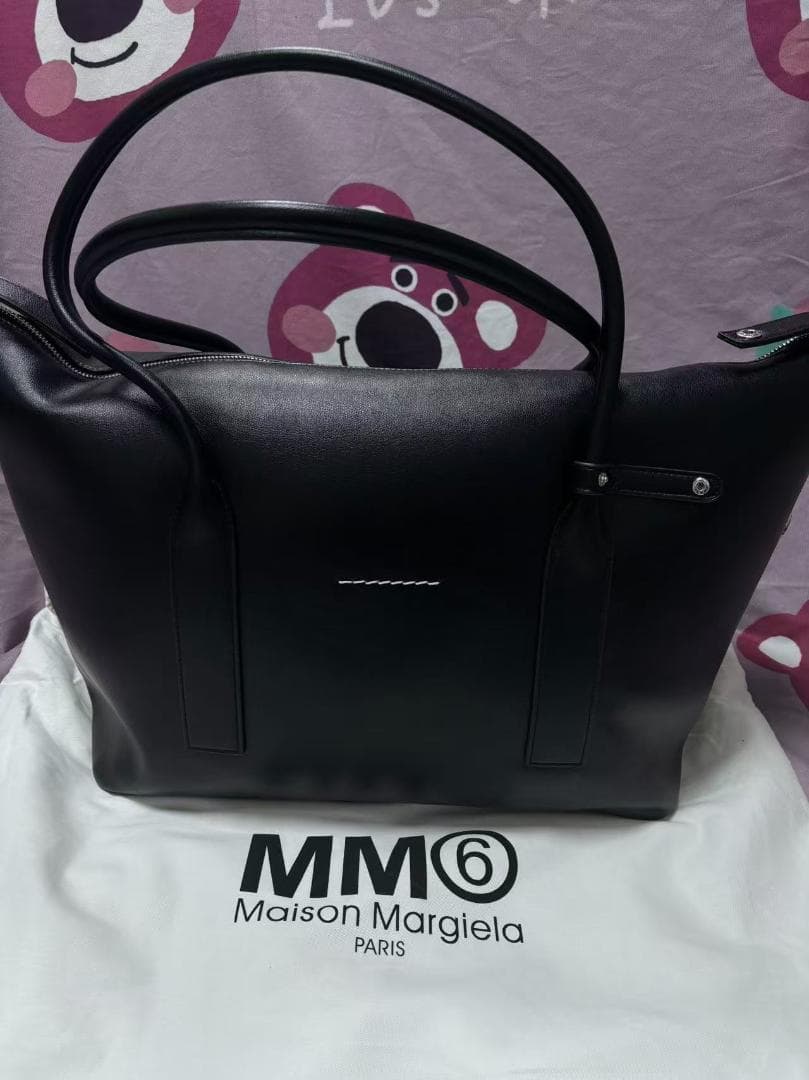 MM9 33068レザー トラベルバッグ ブラック 大容量 トートバッグ fa