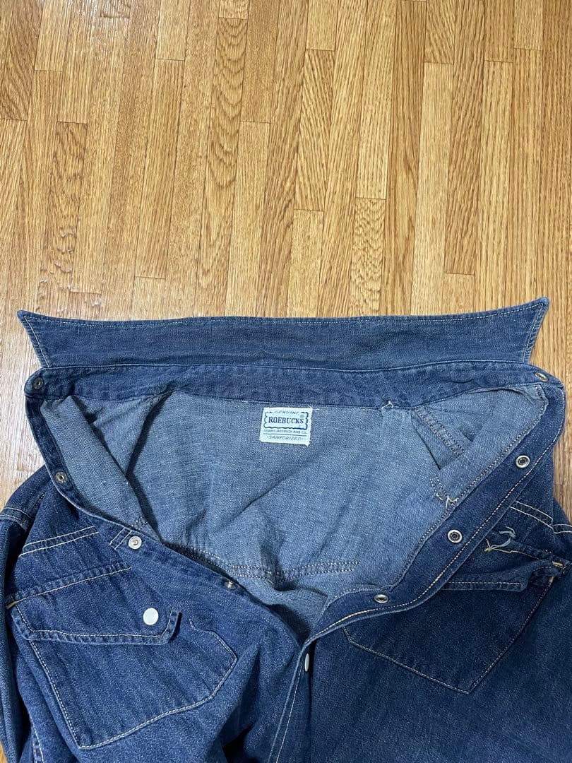 60s 白タグ SEARS ROEBUCKS デニムシャツ ウエスタン シアーズ