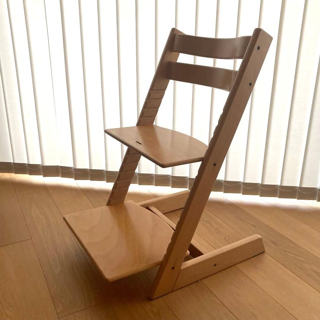 【STOKKE】ストッケ　トリップトラップ　チェア　ナチュラル　旧式　取説付