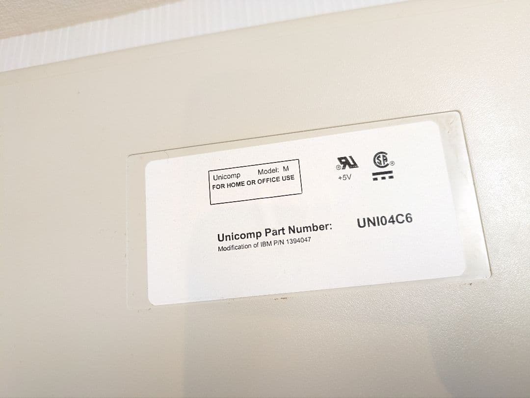 【動作未チェック】IBM Model M UNI04C6 キーボード本体