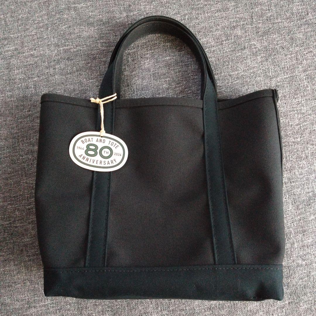 【L.L.Bean】美品 トートバッグ 黒 M 80周年記念