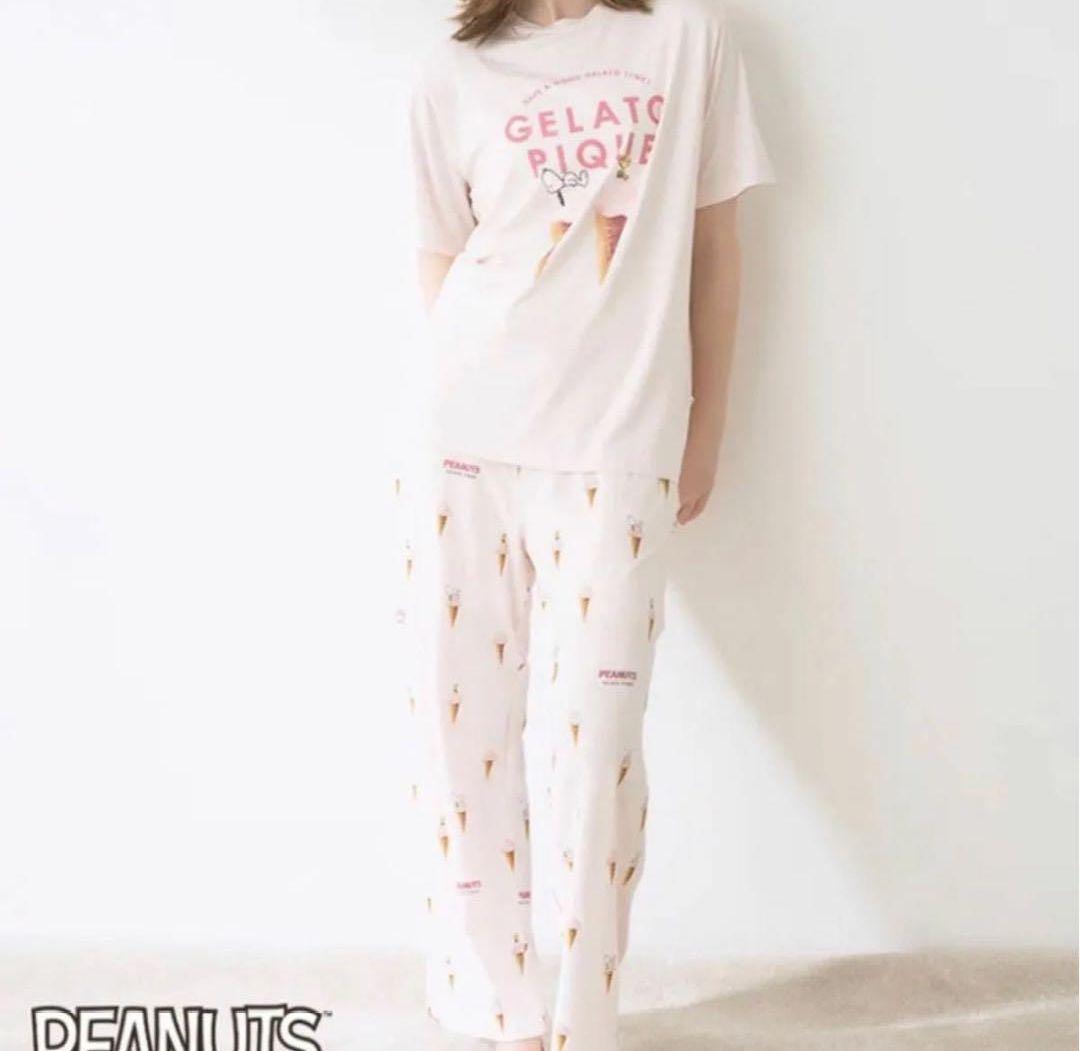 【新品タグ付】GelatoPique PEANUTS ルームウェア上下セット