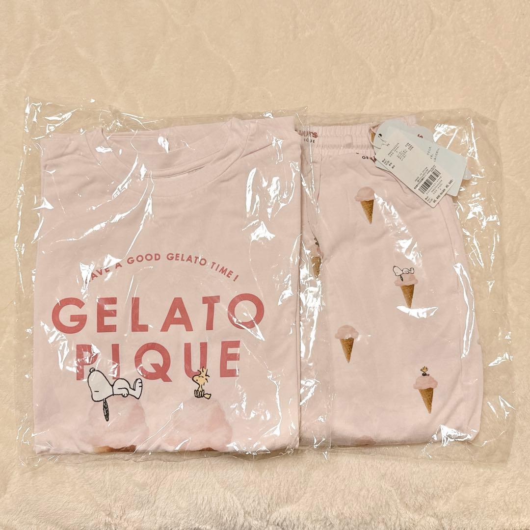 【新品タグ付】GelatoPique PEANUTS ルームウェア上下セット