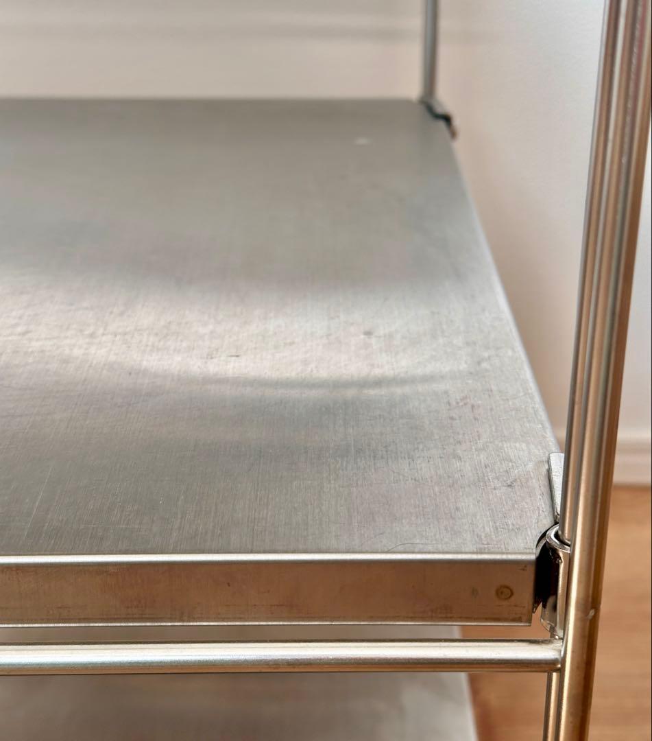 無印良品　ステンレスユニットシェルフ・ステンレス　42cm幅