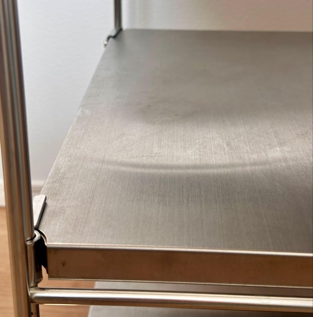 無印良品　ステンレスユニットシェルフ・ステンレス　42cm幅