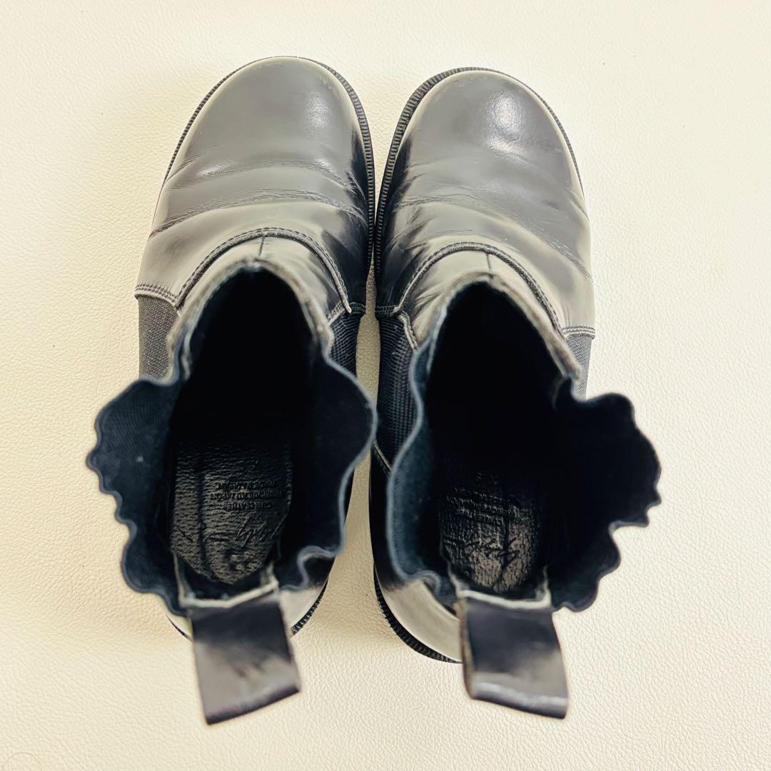 2734　MILO　ヨウジヤマモト　サイドゴアブーツ 厚底ブーツ　ブラック