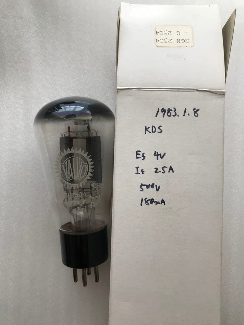 真空管 G2504 (VALVO) 1本